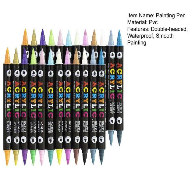 Double-Sided Water-based Brush Pen - 12 Color Set — Stationery Pal