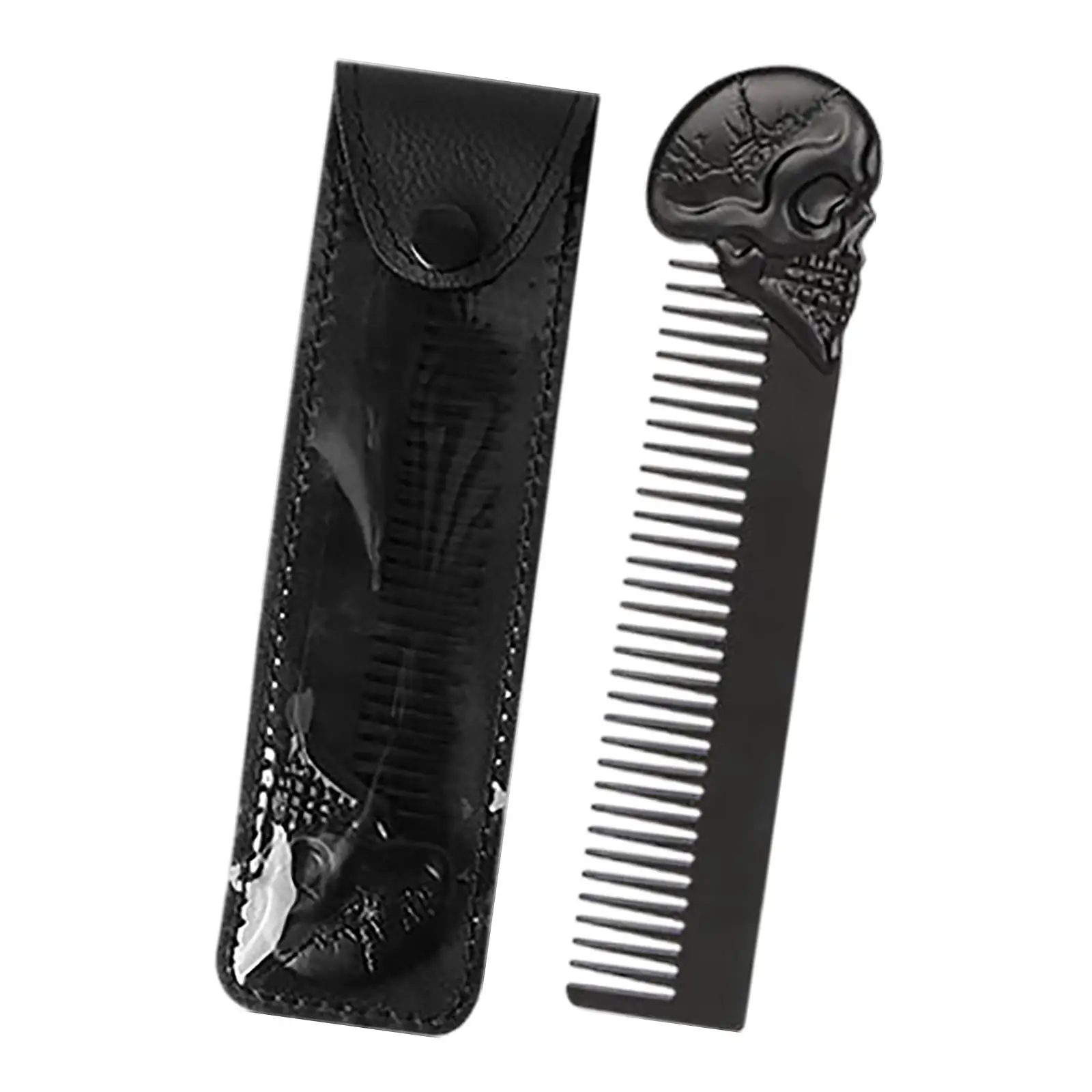 Comb for Men Metal Pocket Comb Hairdressing Barber