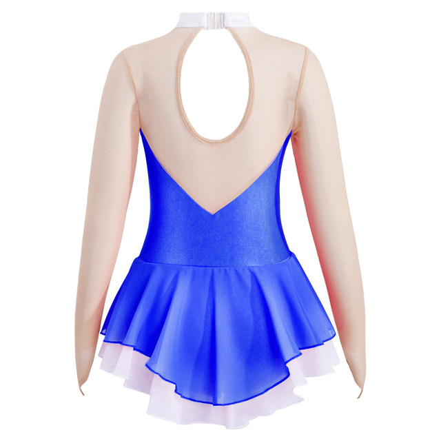 Kids Girls Gymnastics Leotard Ballet Dance Dress Long