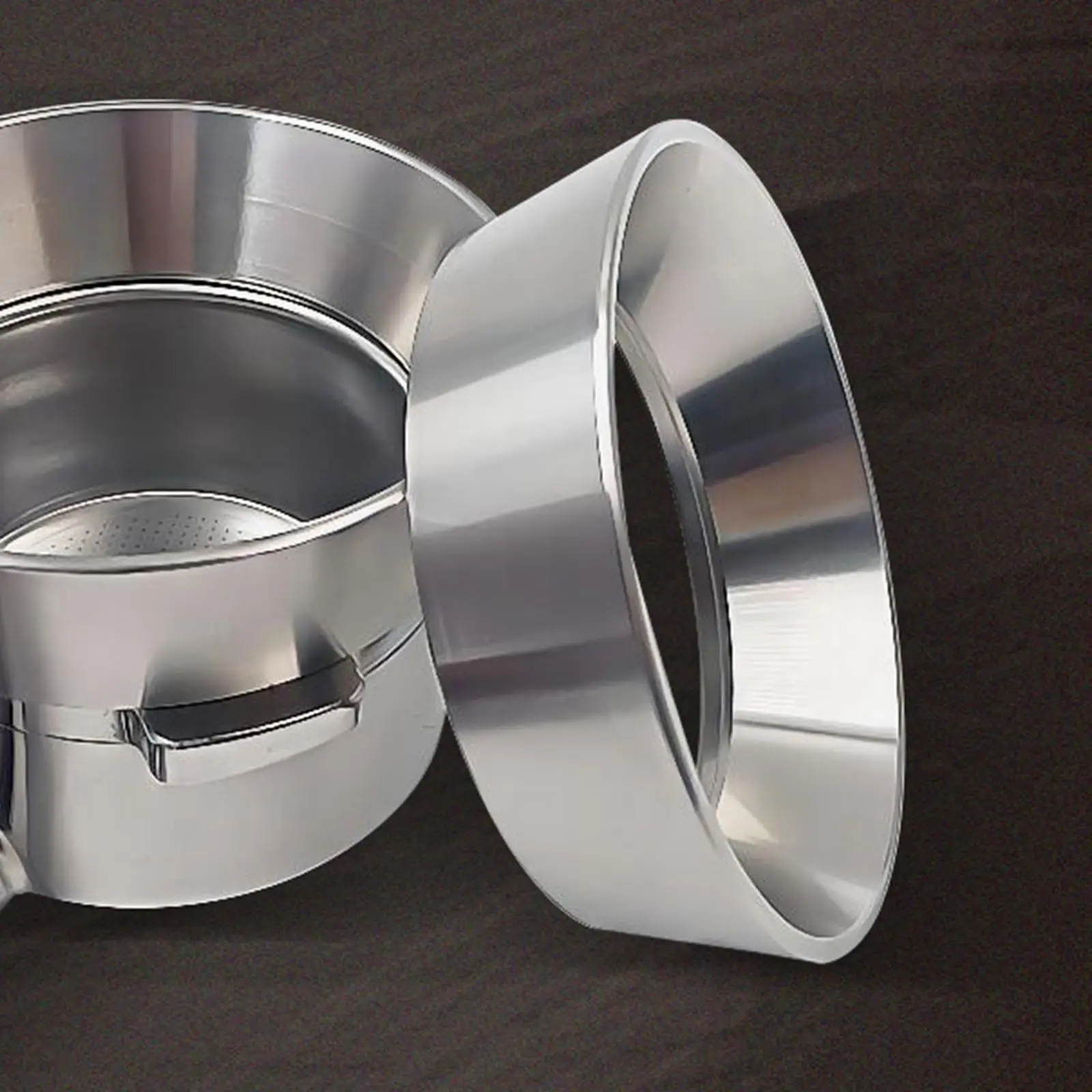 Dosing Ring Funnel Stainless Steel Silver for Enterprises And Institutions