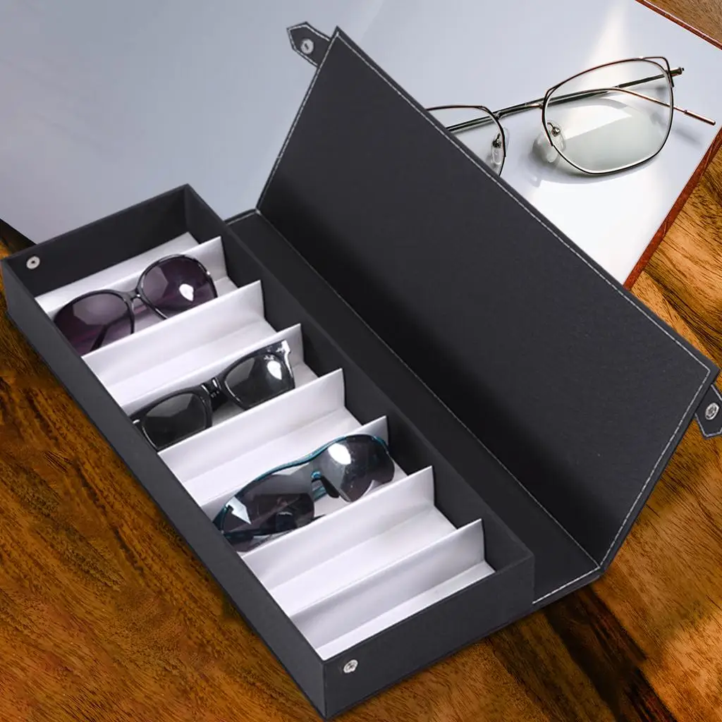 Glasses Storage Case Birthday Gift Wooden Stand Glasses Tray Eyeglass Holder for Eyewear Watch Sunglasses Jewelry Showing Women