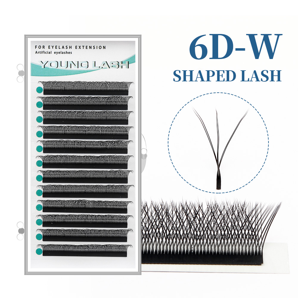 Best of YOUNG LASH 3D4D5D6D8D W Shape Eyelashes Extensions YY Shape Lashes Mink Soft Easy Faning Lashes Premade Volume Reviews & Tips - Image 5