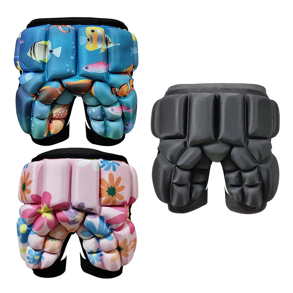3D Padded Hip ive Pad Guard Short Pants for Kids Child   - 3 Colors Available