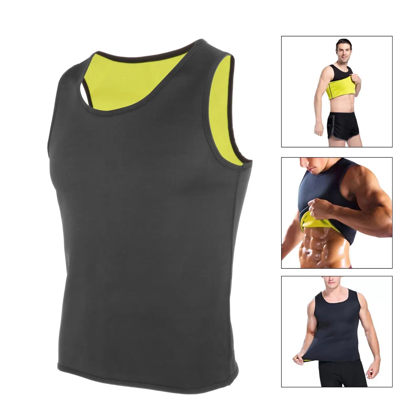 Fitness Sauna Vest Waist Trainer Top Cincher Toner Body Shaper Tank Top