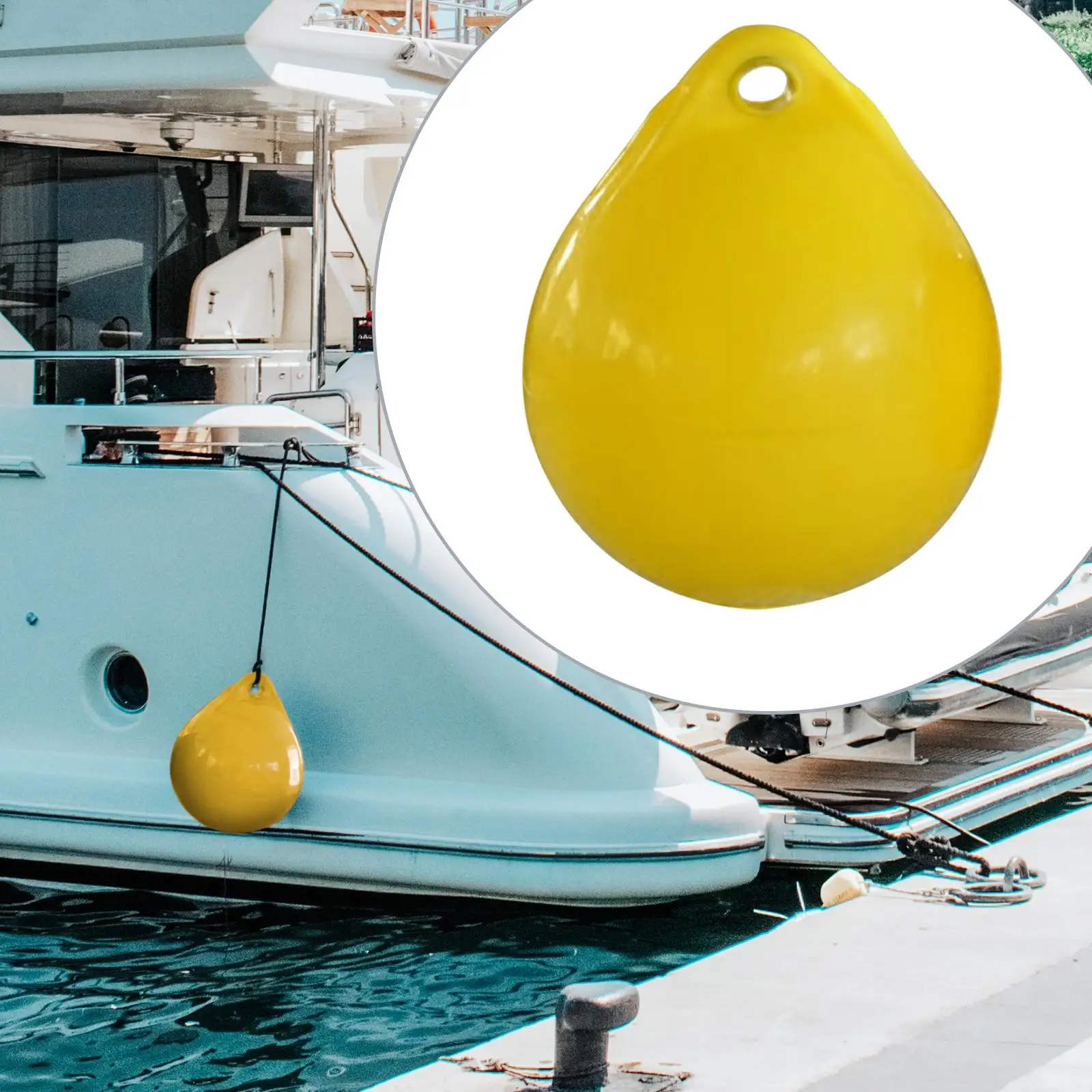 Boat  Ball Dock Bumper Marine Mooring Buoy Round Anchor Buoy for  