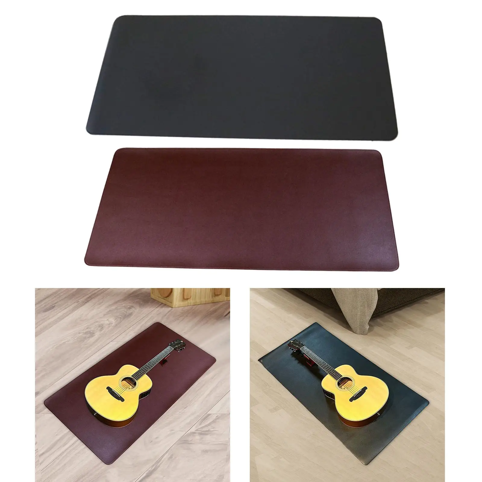 Guitar Work Mat Anti Slip Workstation Workbench Pad for Mandolin Bass Electric Guitar Cleaning Care Tool