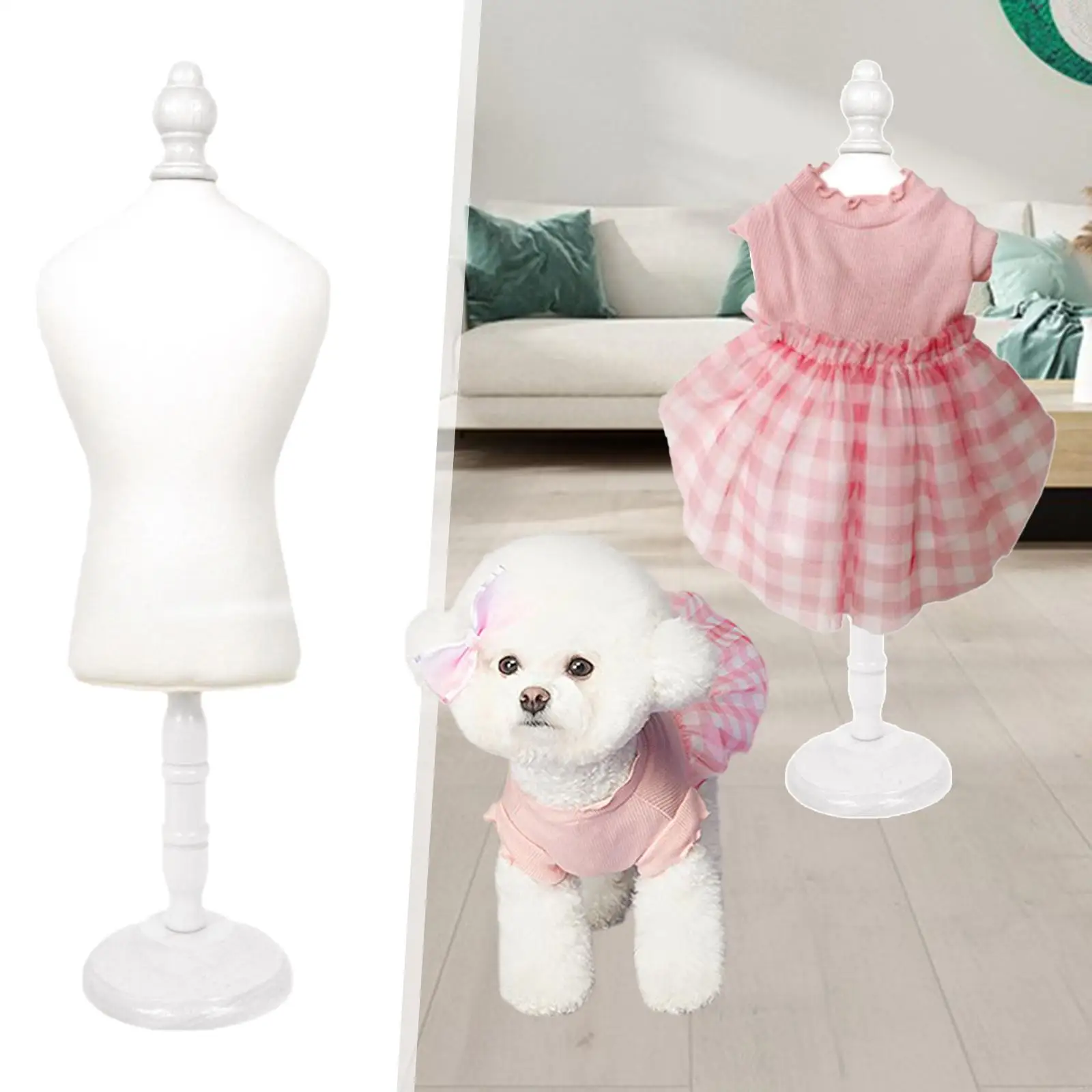  Dress Form Mannequin Display Stand Rack for Cat Dog Clothes