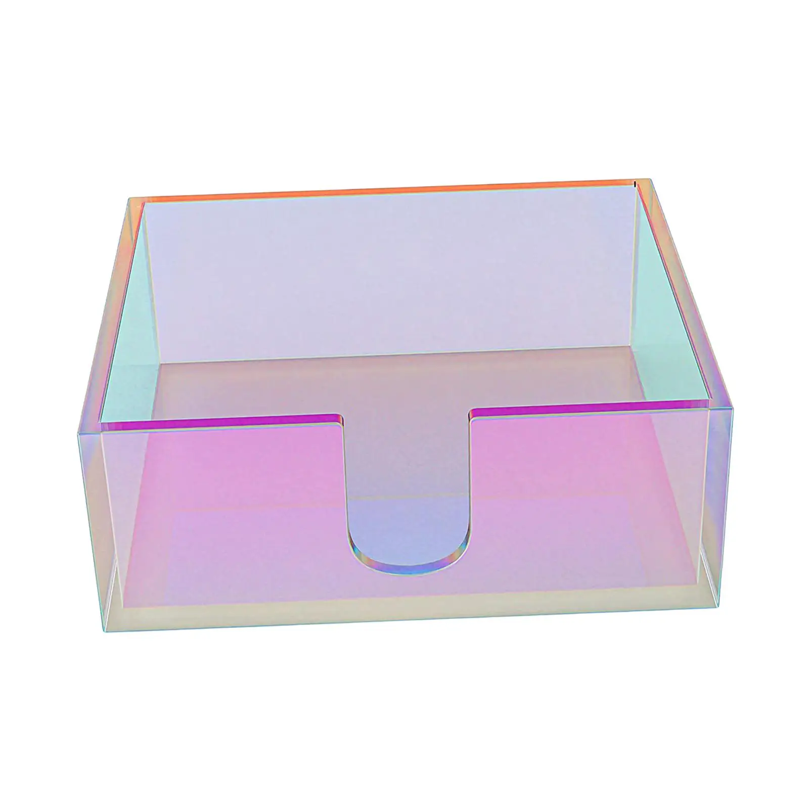 Napkin Holder Organizer Iridescent Durable Storage Box Tissue Box for Living Room Dining Room Tabletop Decorative Ornament
