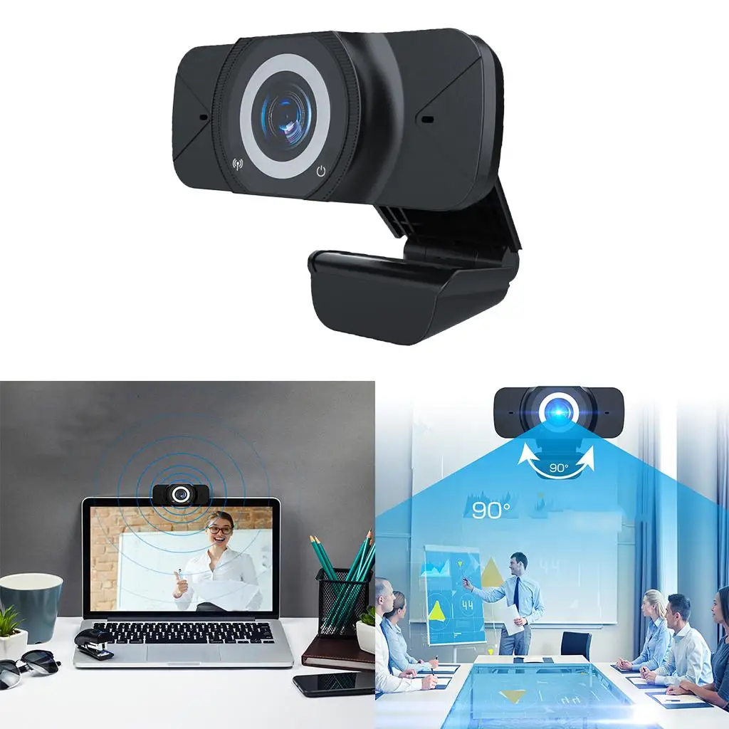 USB 1080P Webcam with Mic for PC Video Calling Conferencing Recording Gaming