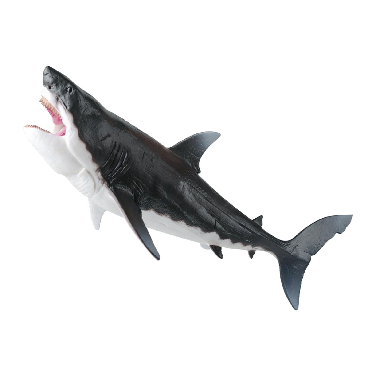 Big Shark Fish, Megalodon Action Figure, Education Kids Toy, Sea Aquarium Model