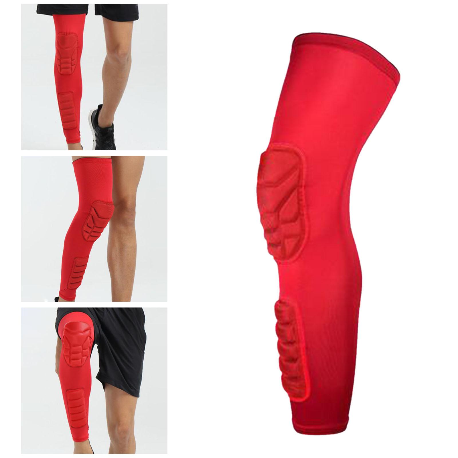 Protective Knee Calf Pads Compression Leg Sleeves Safety Guard Knee Brace Support Anti-Slip for Soccer Baseball Skating Youth