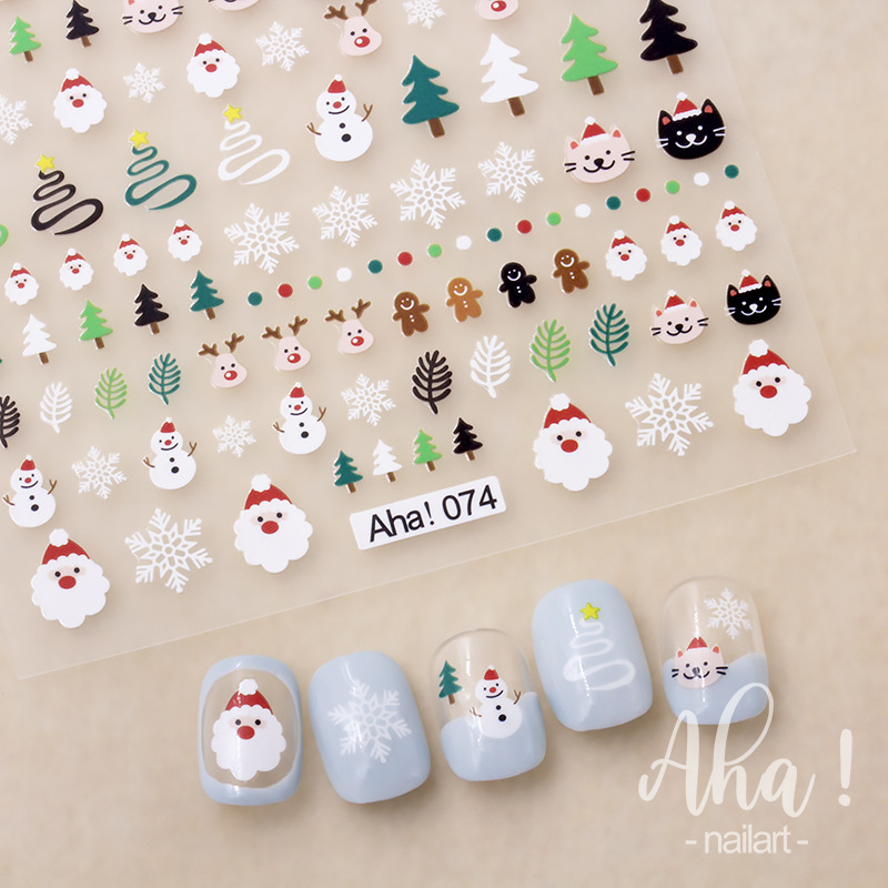 Best of 3D Christmas Nail Sticker Decal Winter Snowflake Snowman Elk Penguin Santa Claus Slider Xmas DIY New Year Manicure Decoration Reviews & Tips