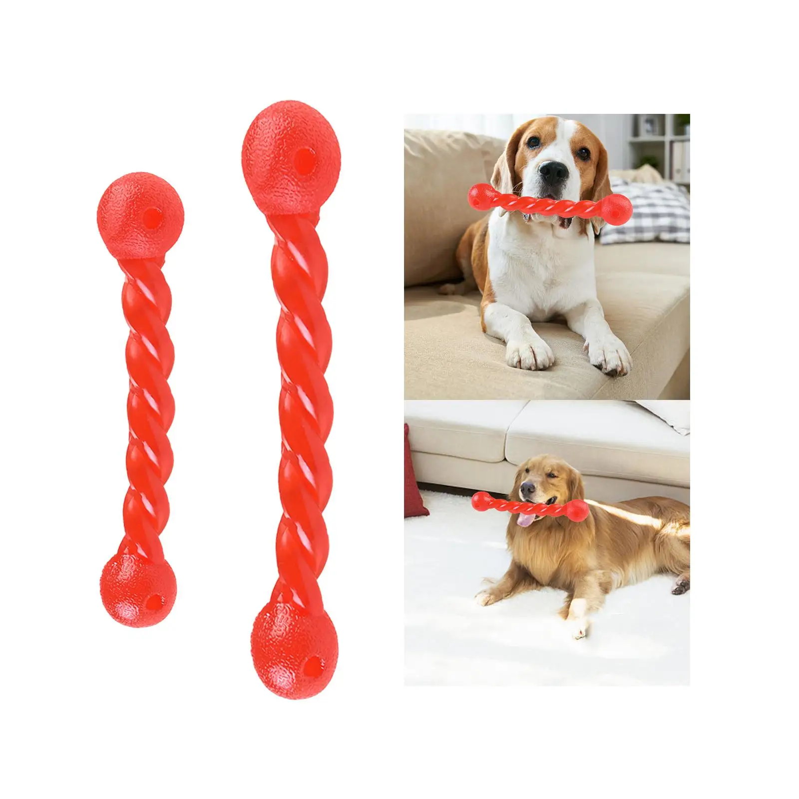Dog Chew Toys Aggressive Chewers Rubber for Puppy Playing Doggy Supplies