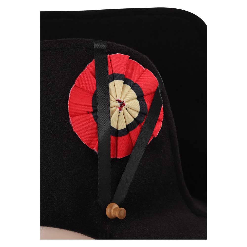 Napoleon Hüte Cosplay Admiral Bicorn Hut Französisch Kapitän Kappe Halloween Karneval Kostüm Zubehör Prop Geschenke Für Erwachsene Männer – Detail 5