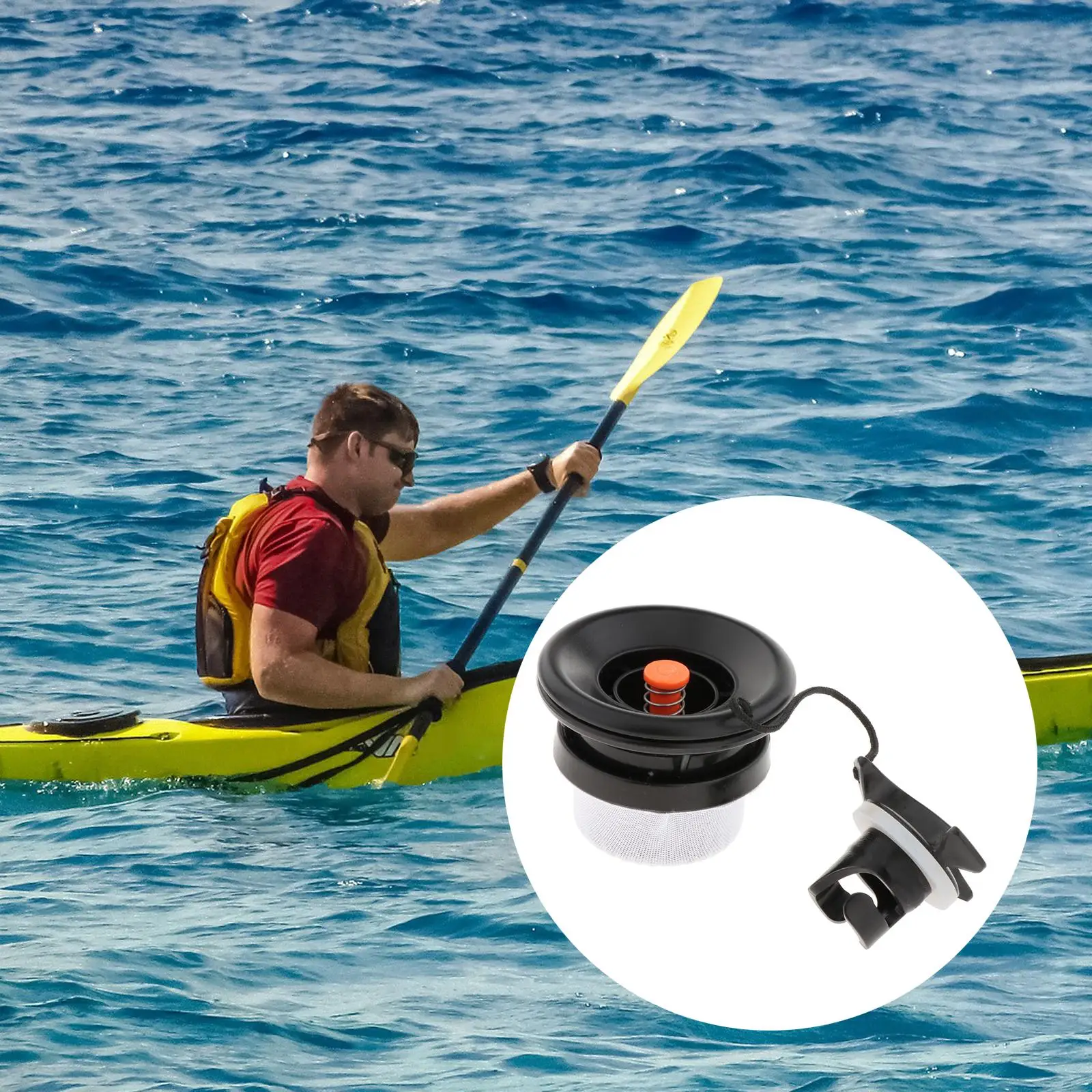 Kayak Air Valve Adapter Inflatable Boat Pump Hose Boat Raft Kayak Air Valve