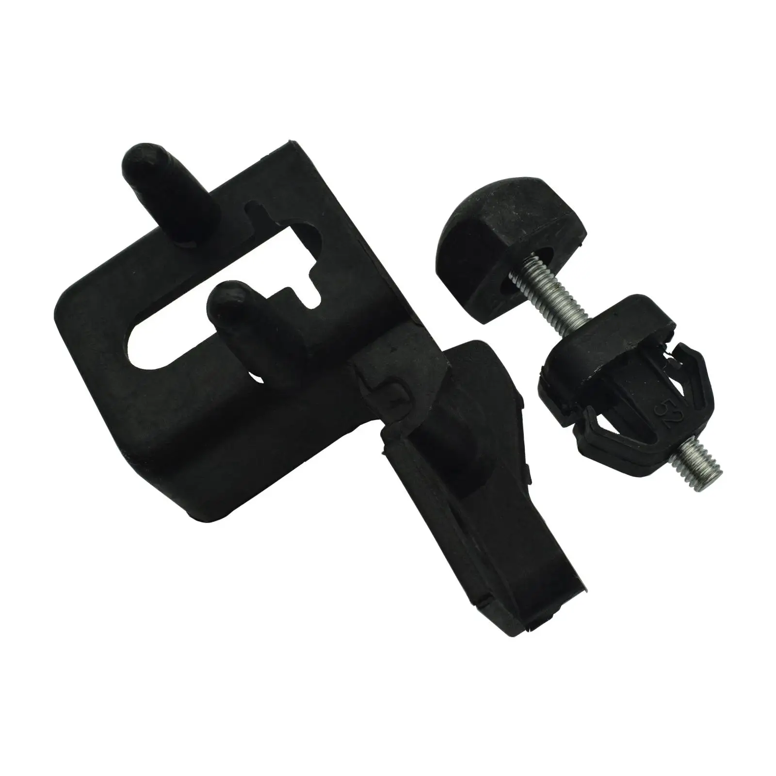 Hood Stopper and Bracket Black DS73-16K808Durable Replaces Hood stop Cushion Support Auto Parts DS7Z16758B for Fusion