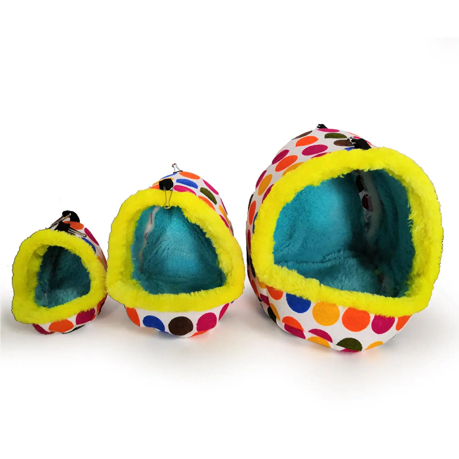Cute Winter Pet Bed Thick Bird House Budgie Hamster Cave Tent Practical Toy