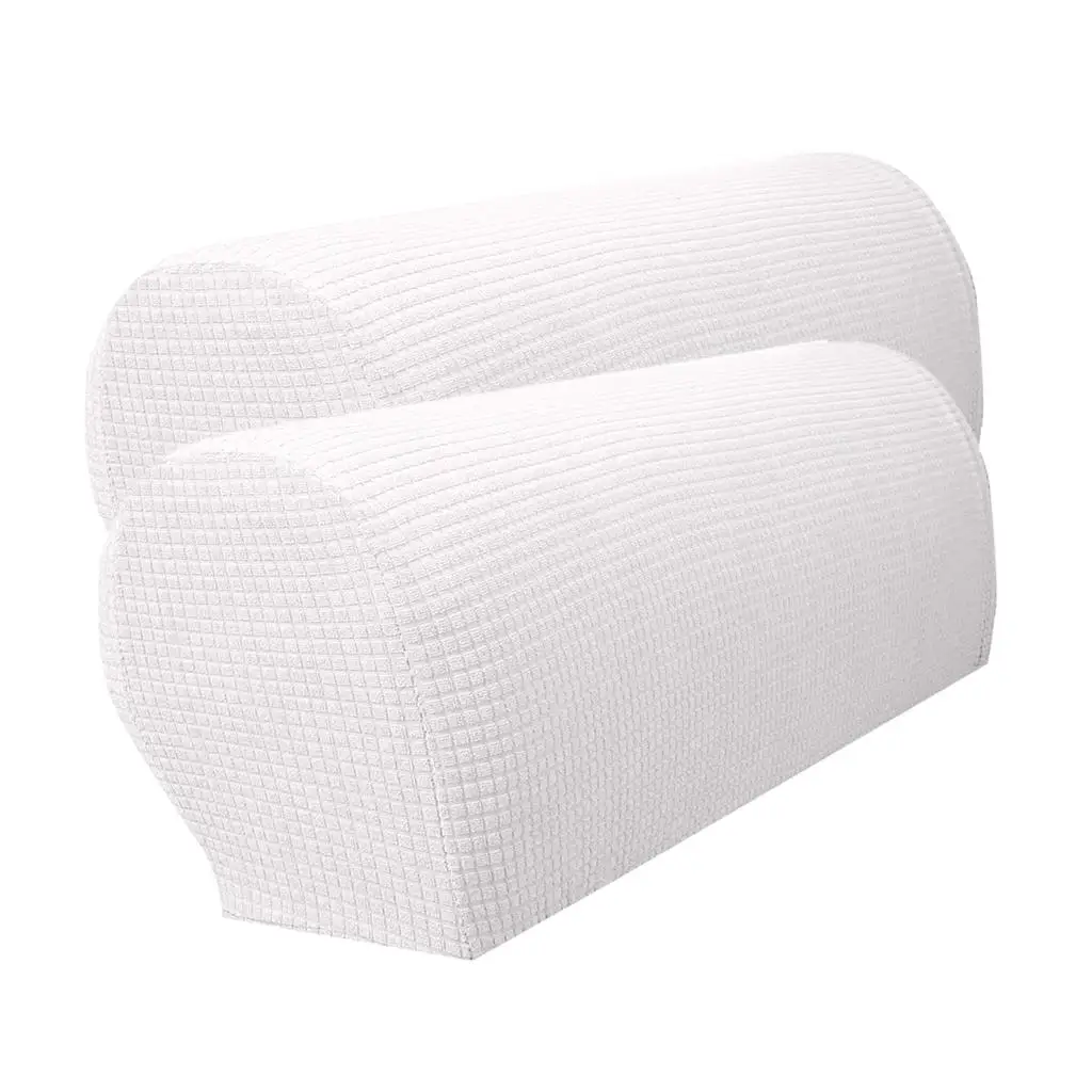 2 Pcs Premium Waterproof Furniture Armrest Covers Sofa  Arm Protectors