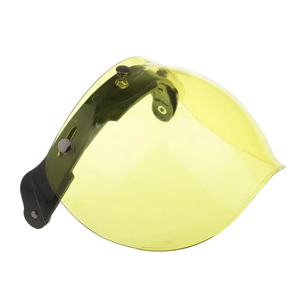 Universal Flip up Lens Bubble Visor Full Face Shield Mask Wind Protector 4 Colors for Retro Motorcycle Helmet Moto Capacete