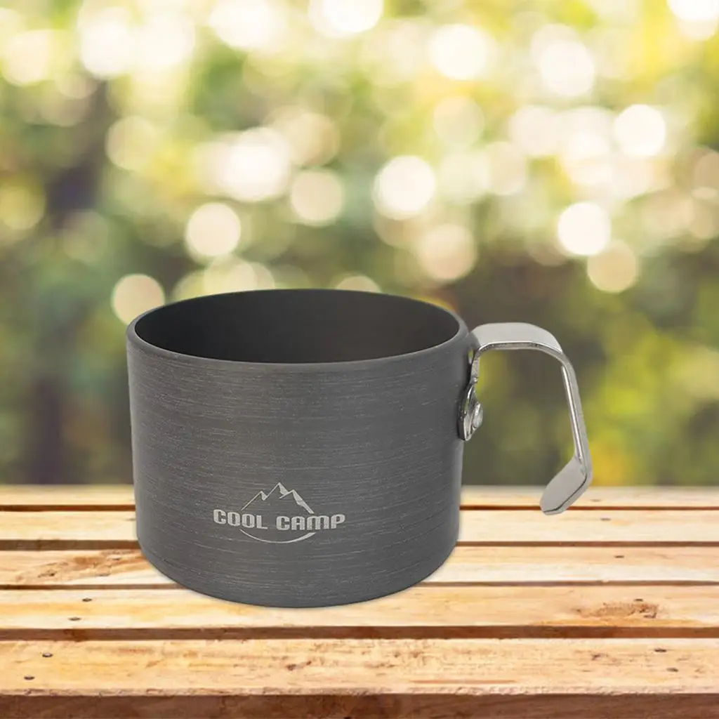 Aluminum Drinking Tumbler Cup Outdoor Camping Hiking Portable Coffee Water Mug 