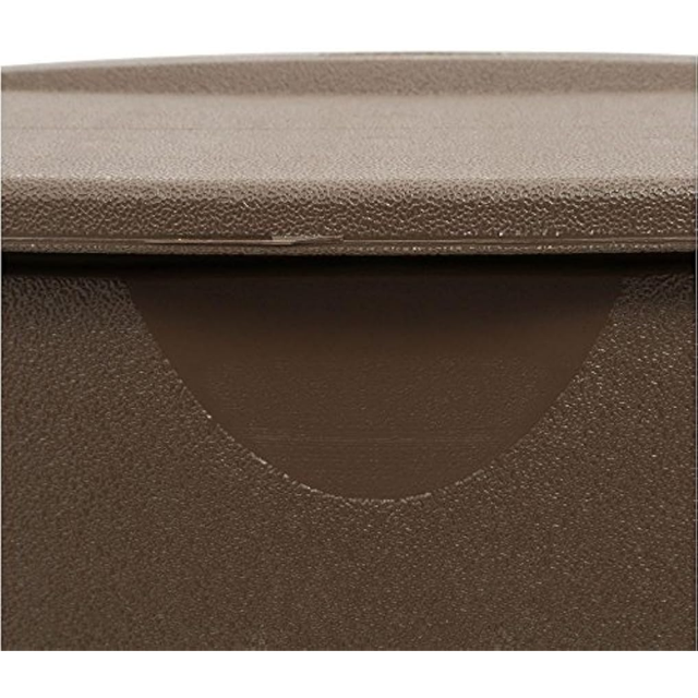 Rubbermaid Mini Resin Weather Resistant Outdoor Deck Box, 16 w x 14 d x  21 h, Mocha, Storage for Garden/Pool Accessories - AliExpress