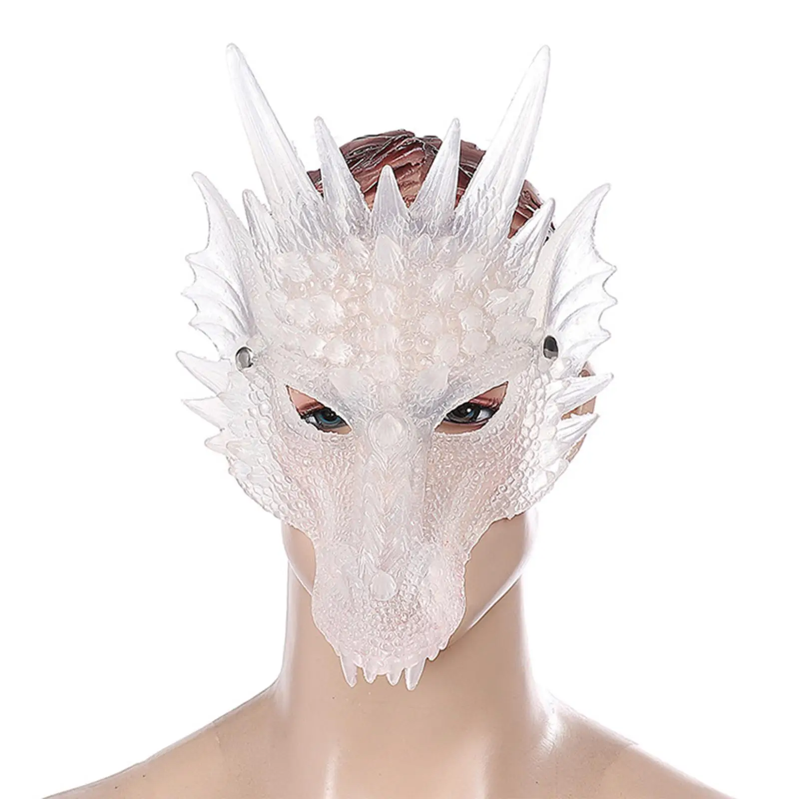 Scary Dragon Masks Adults Face Cover Animal Mask for Wedding Masquerade Halloween Party Photo Prop