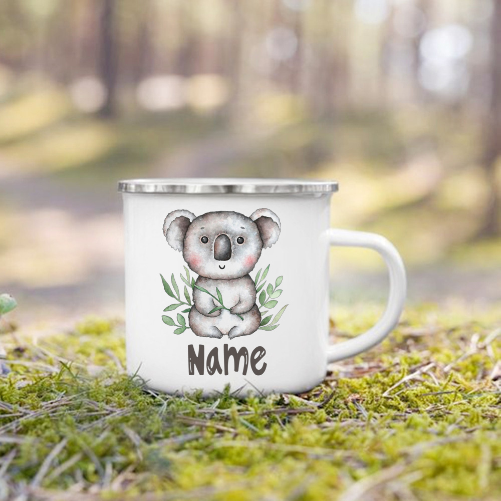 Personalized Wild Animal with Name Cup Custom Child Wild Party Juice Milk Mug Boy Girl Handle Cup Birthday Favors Gifts for Kids 7 S033ff19fd648436e8923d9b1dc318a5f6