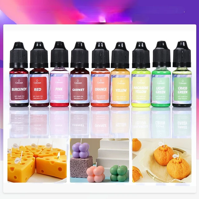 Pigmentos de resina epoxi UV para manualidades, colorante líquido