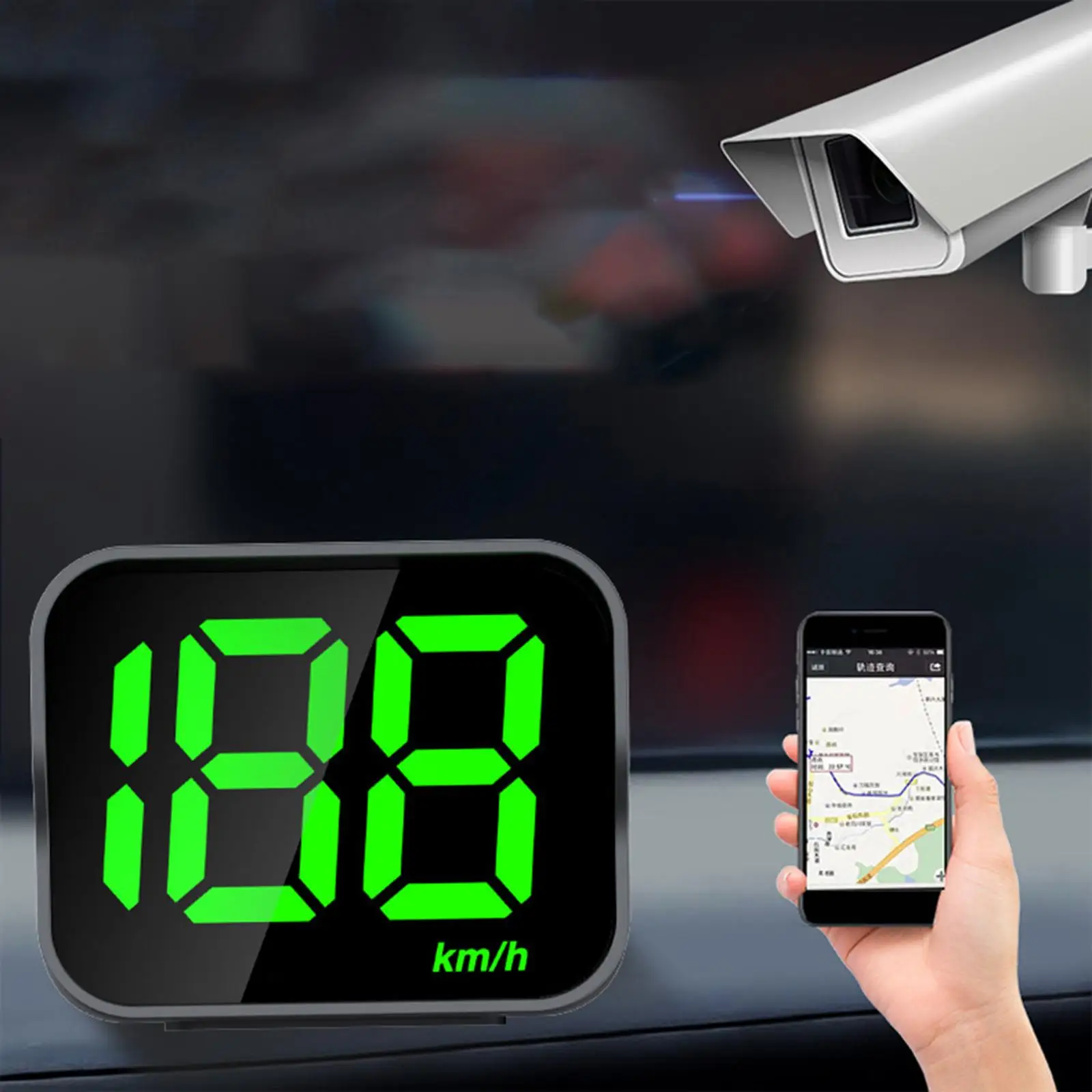M1 Car Head up Display Speed Kmh Safe Driving