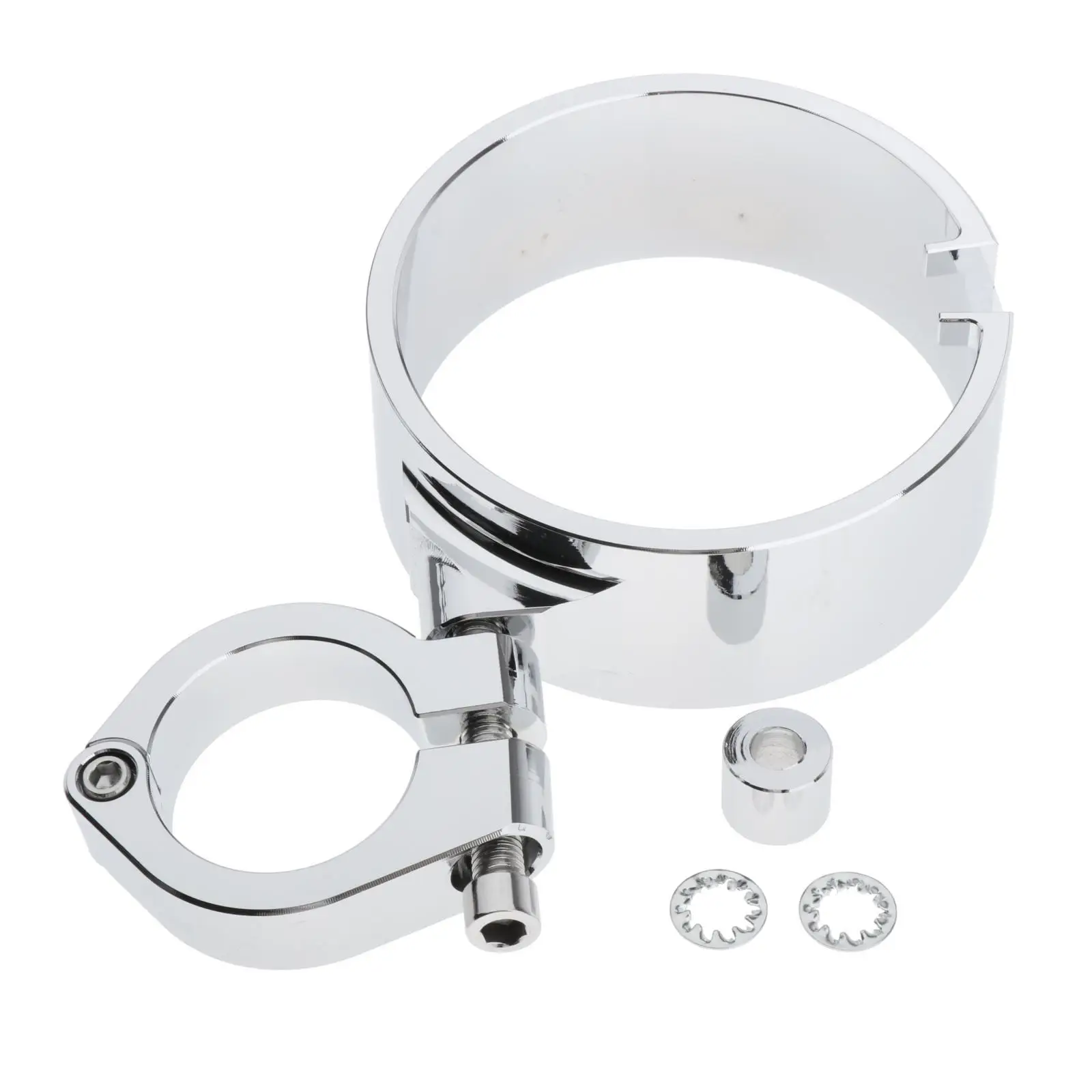  Motorcycle Speedometer Ring Side Mount Relocation Bracket For Harley