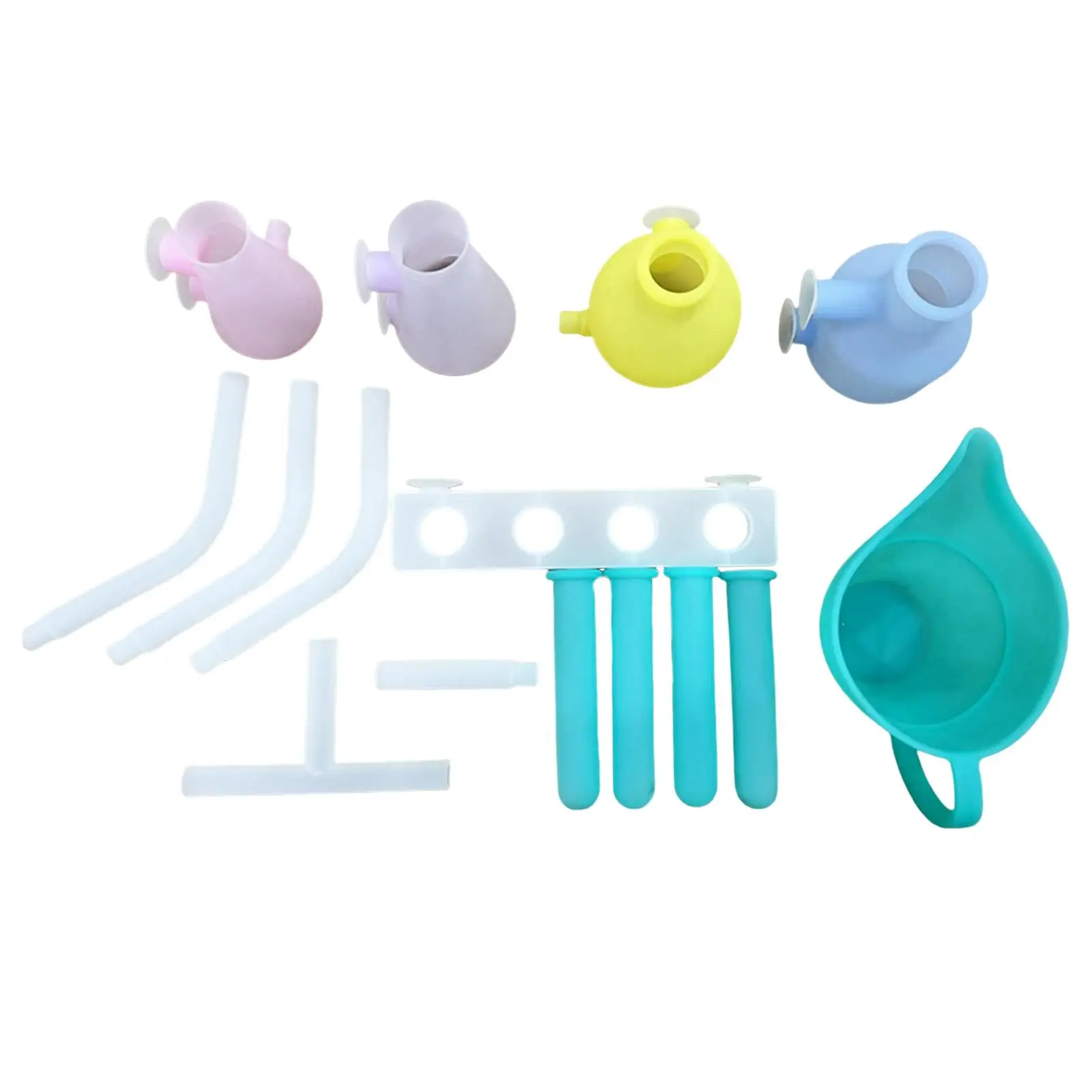 Baby Bath Toy Water Spray with Sprinkler Fun Time Silicone Sensory Toy Toddler Bath Tub for Bathtub