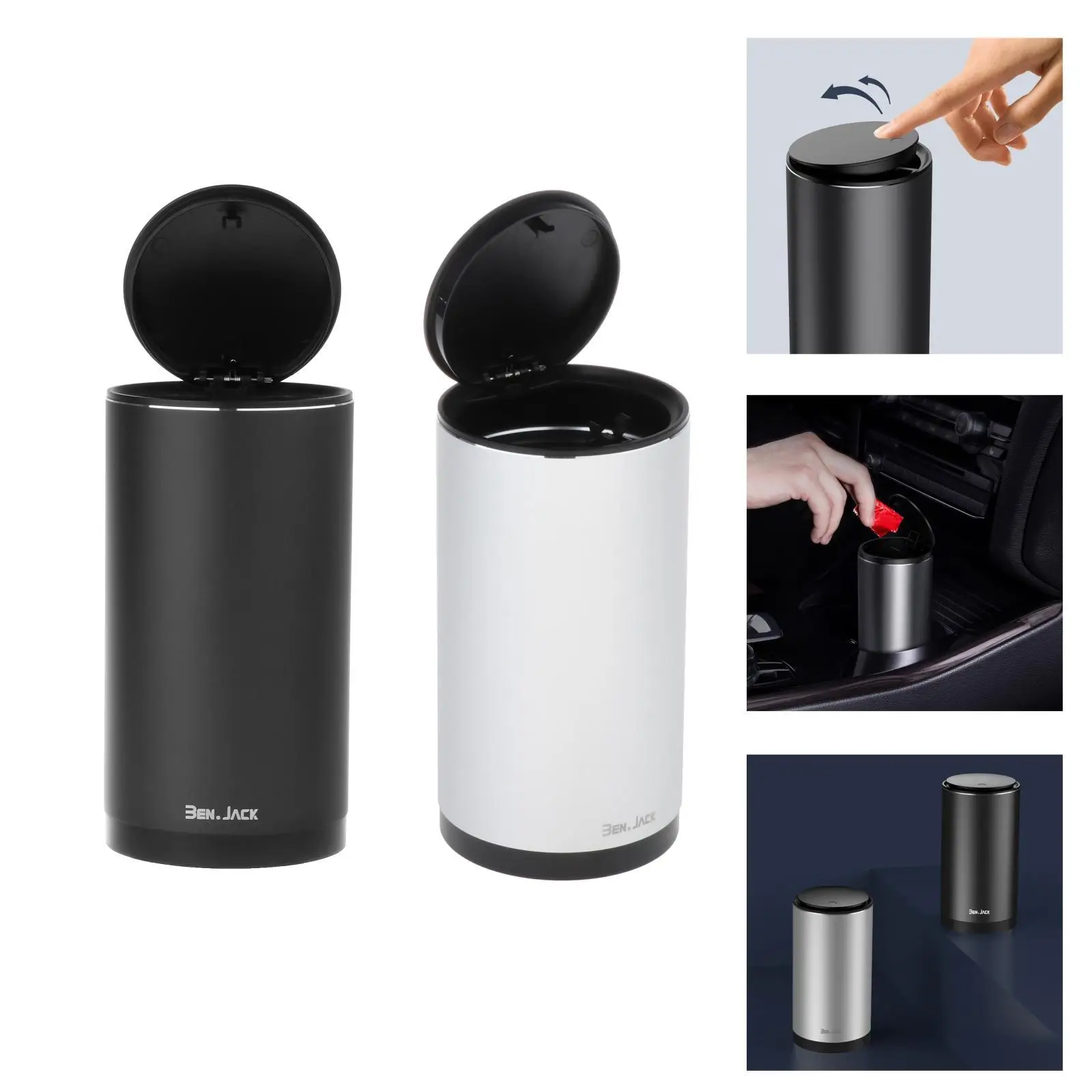 Small Car Dustbin Waste Rubbish Basket Bin Organizer Storage Holder Bag Auto Accessories