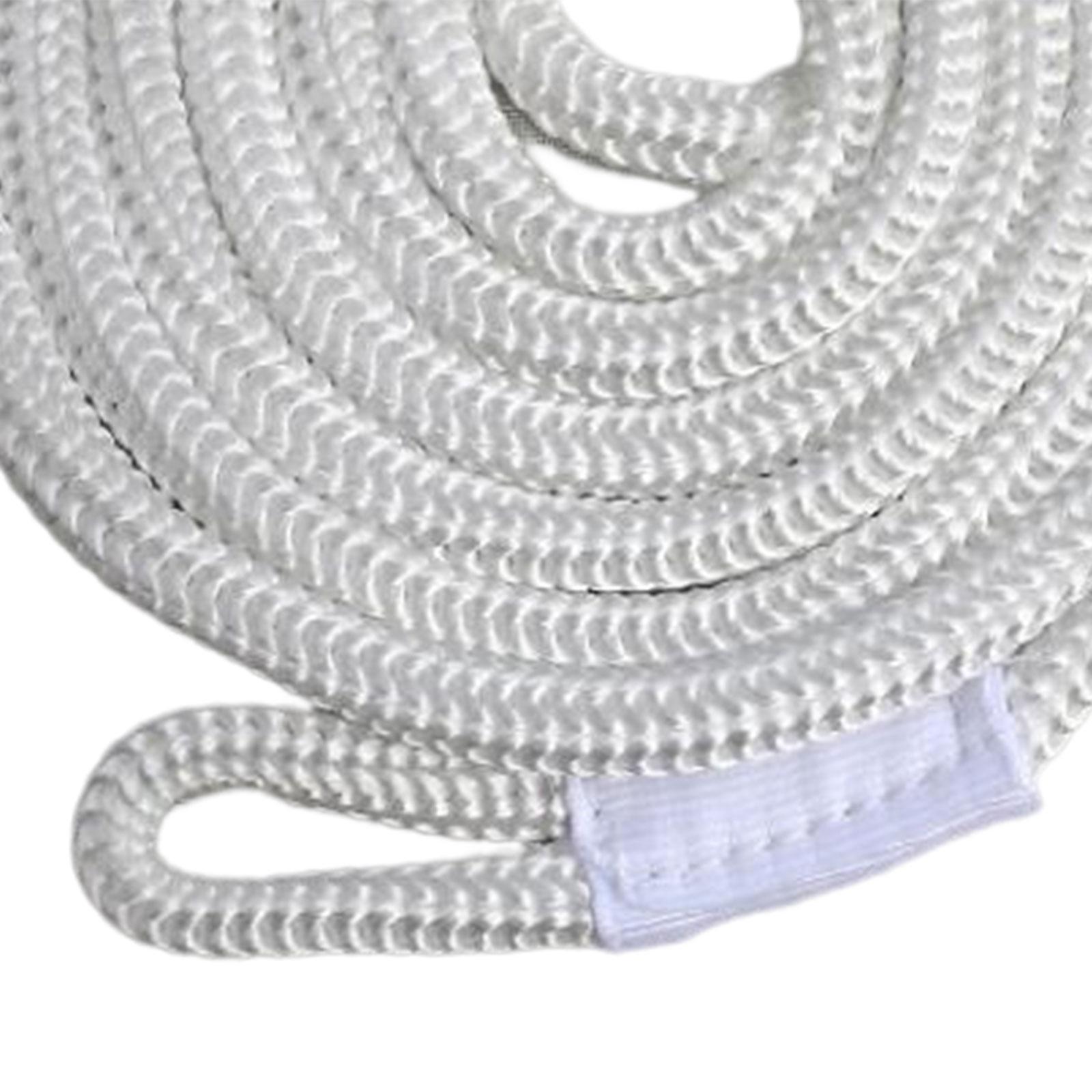 Double Braided boat fender line White 6ft High Strength for G2 G3 G4 G5