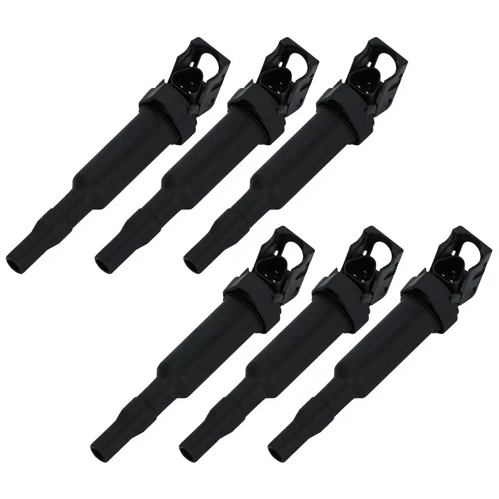 6 Pieces Ignition Coil Pack 12137550012 12138647689 Fit for  328Xi 528i