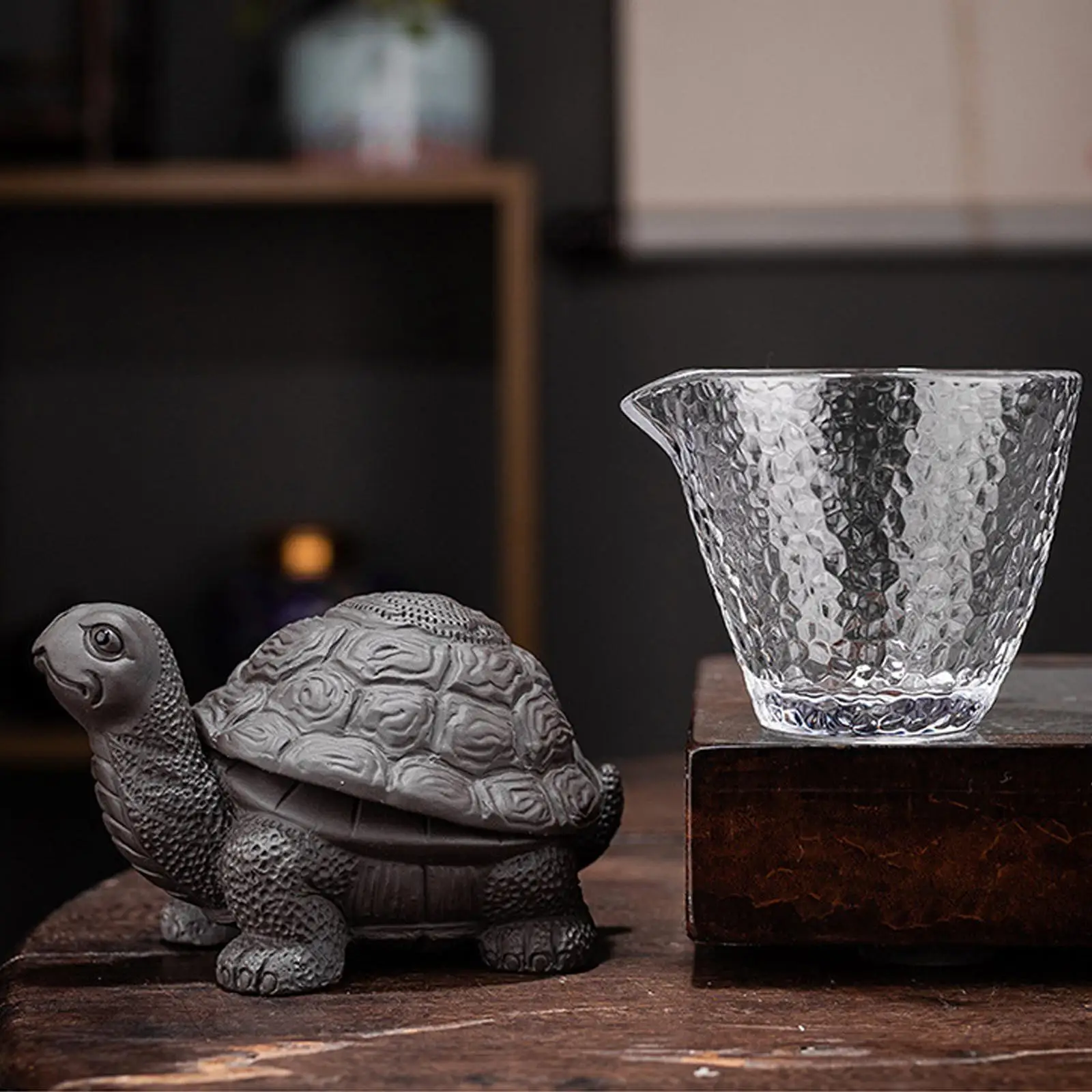 Chinese turtle Ornament Tea Strainer Well Crafted Decorative Crafts Statue for Tabletop Desktop Dining Room