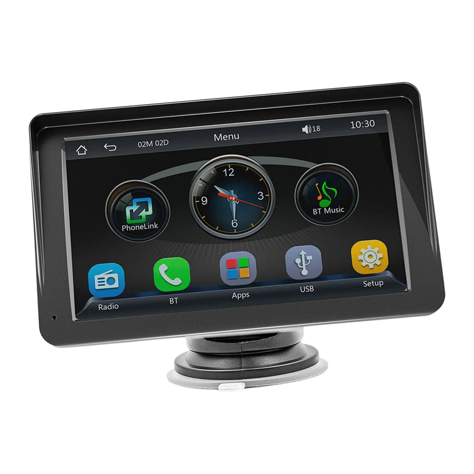 Car Stereo Touchscreen Adjustable Angle with Screen Mirroring Portable Navigation Screen Car Radio for Most Car Models