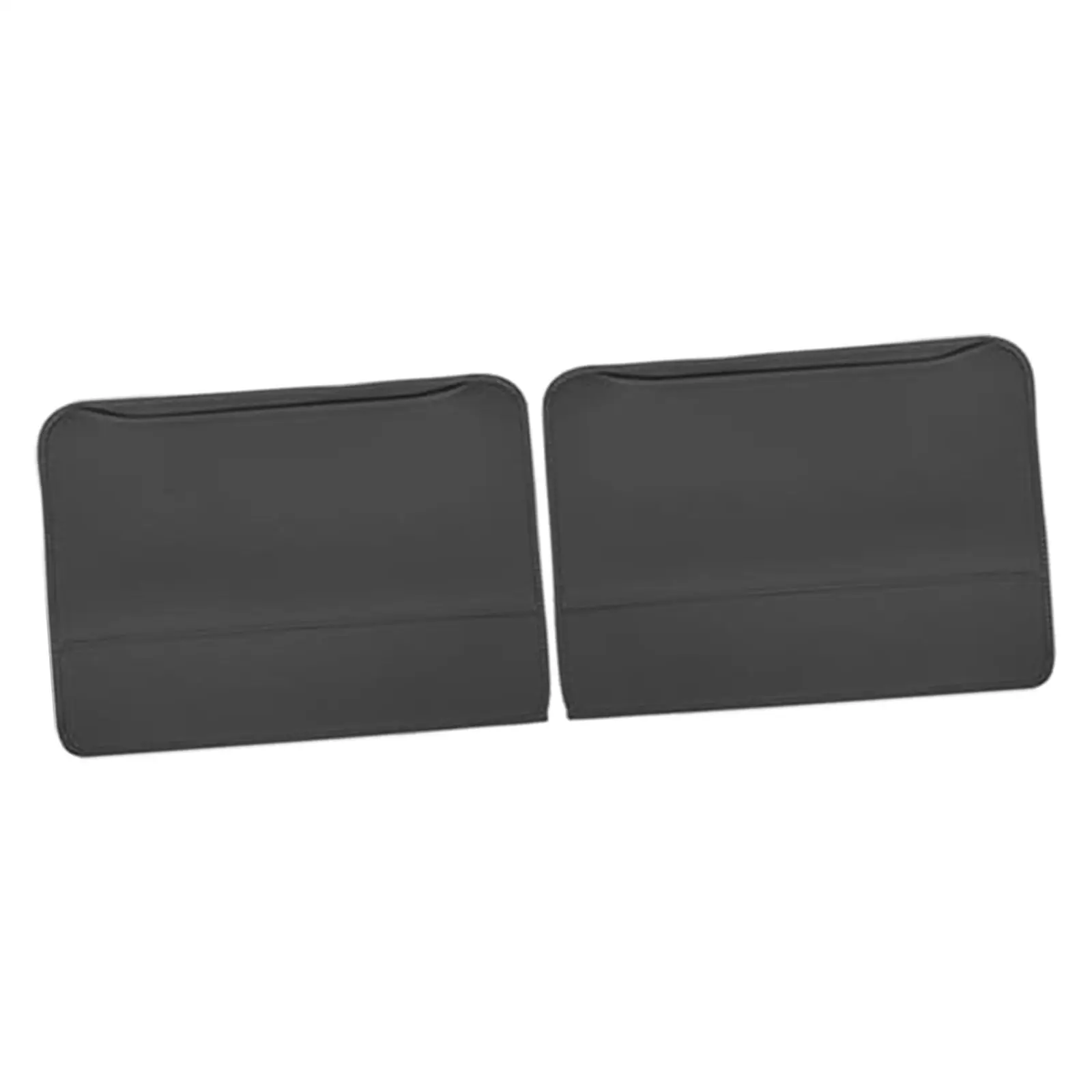 2x Seat Back Kick Mats Backseat Protector with Storage Pocket Interior Accessories Car Back Seat Cover for Seal