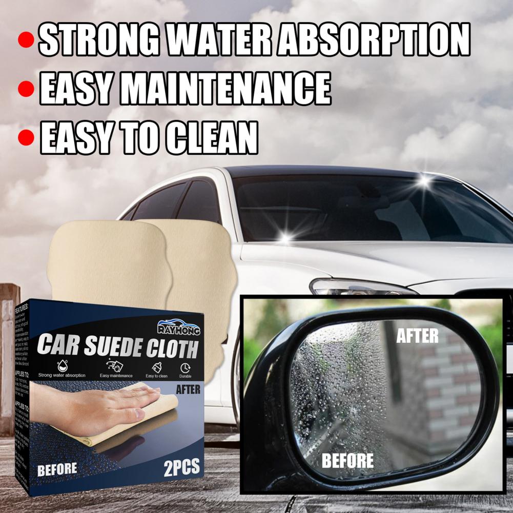 Reusable Reliable Powerful Water Absorption Faux Chamois Car Wash Cloth