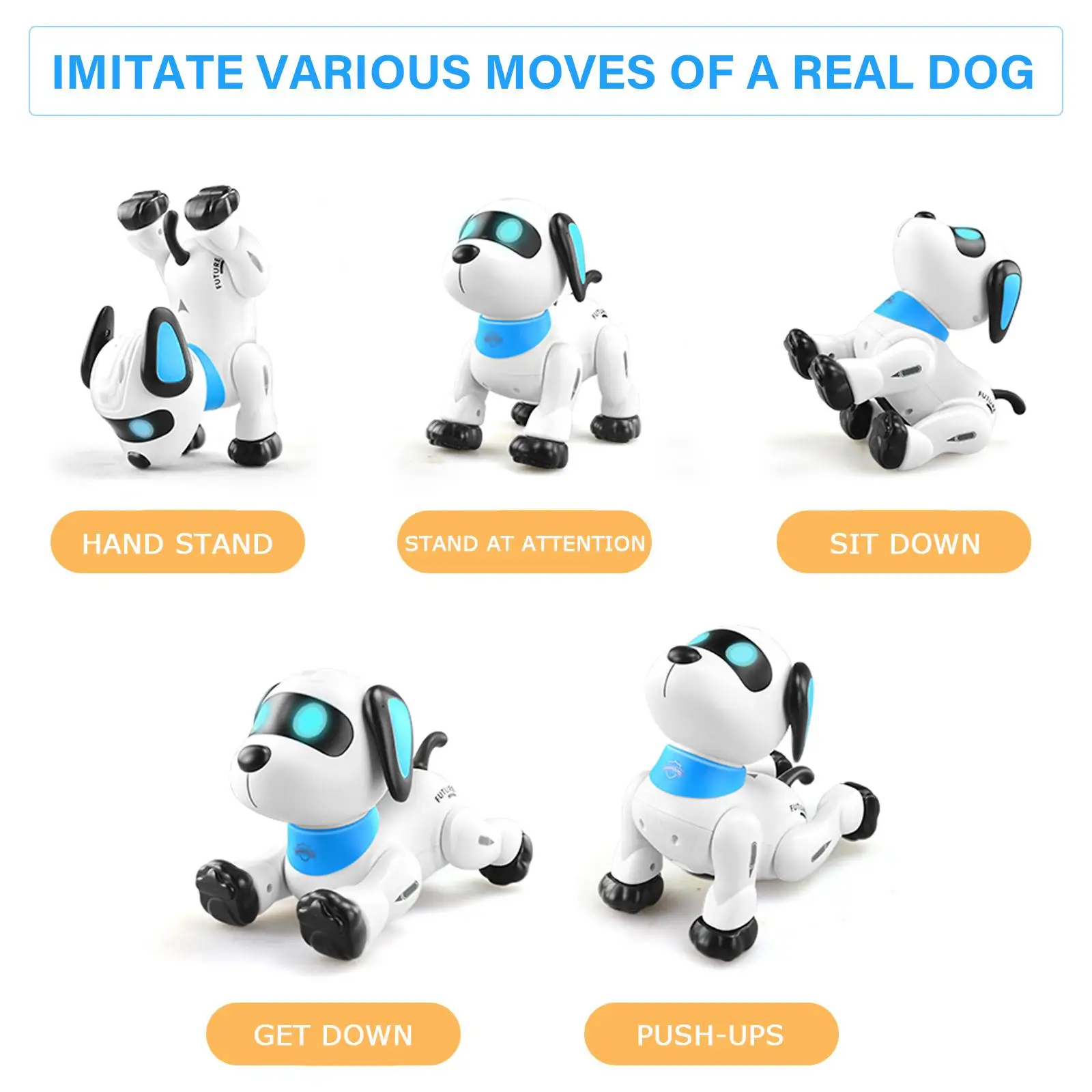 Robot Puppy Dancing RC Animal Dog Toy for Children Boys Gifts