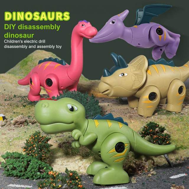 Brinquedo Dinossauro Colorido Parafuso Dino Vermelho em Promoção na  Americanas