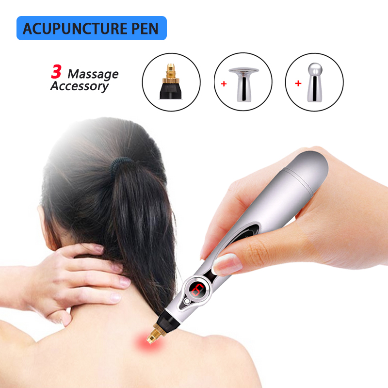 Best of Dropshipping Acupuntura Pen Agopuntura Electric Acupuncture Pen Back Pain Relief Neck Massage Roller Smart Pulse Meridian Energy Reviews & Tips