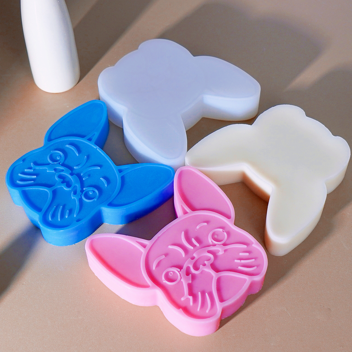 Description Picture 4 of itemFrench Bulldog Shape Candle Silicone Mould Animal Dog Handmade Soap Resin Making Puppy Chocolate Cake Ice Cream Decor Gifts