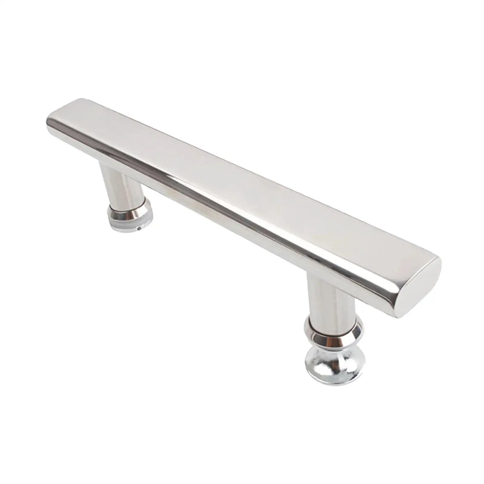 Stainless Steel Push Pull Door Handle Glass Door Bathroom Easy to Install Hardware Pull Handle for Bedroom Barn Door Kitchen