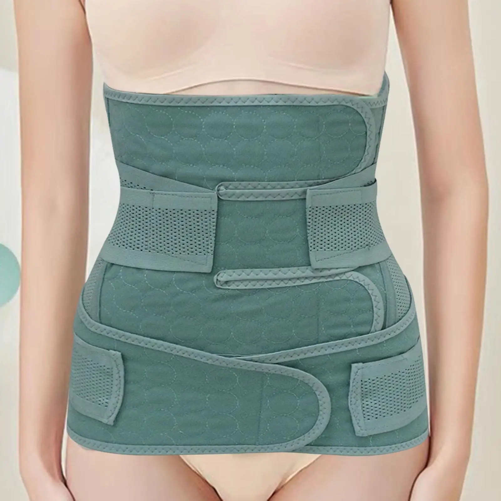 Strechy Postpartum Support Comfortable Waist Trainer Belt Belly Wrap Girdle Waist Belt for Rest Home Work Walking