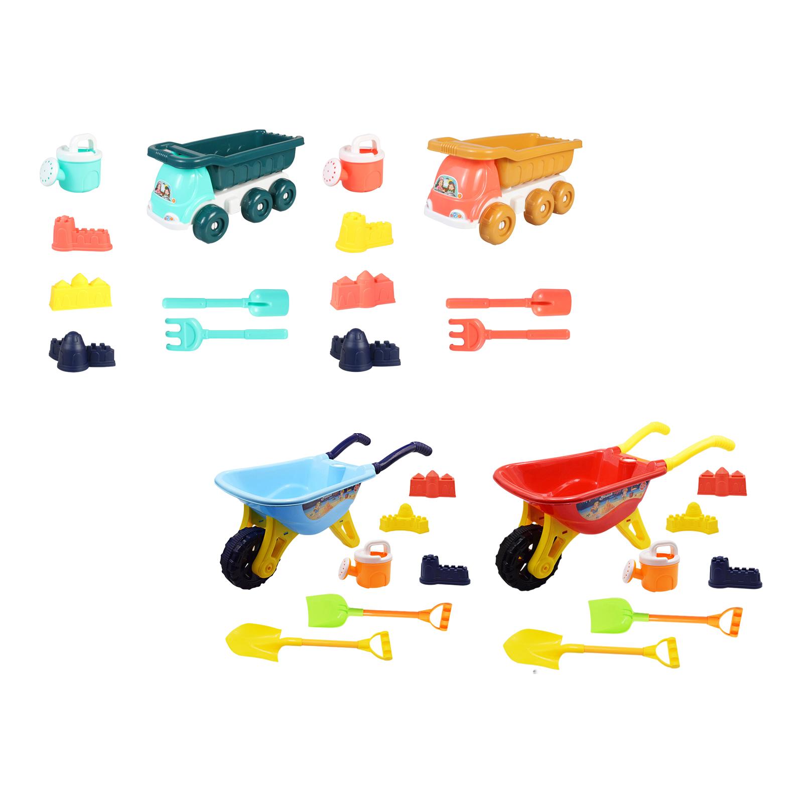 Beach beach Game play toy Sand Toy Set Beach Toy Set Wheelbarrow Gardening Tool Toy for Children Yard Indoor Outdoor Seaside