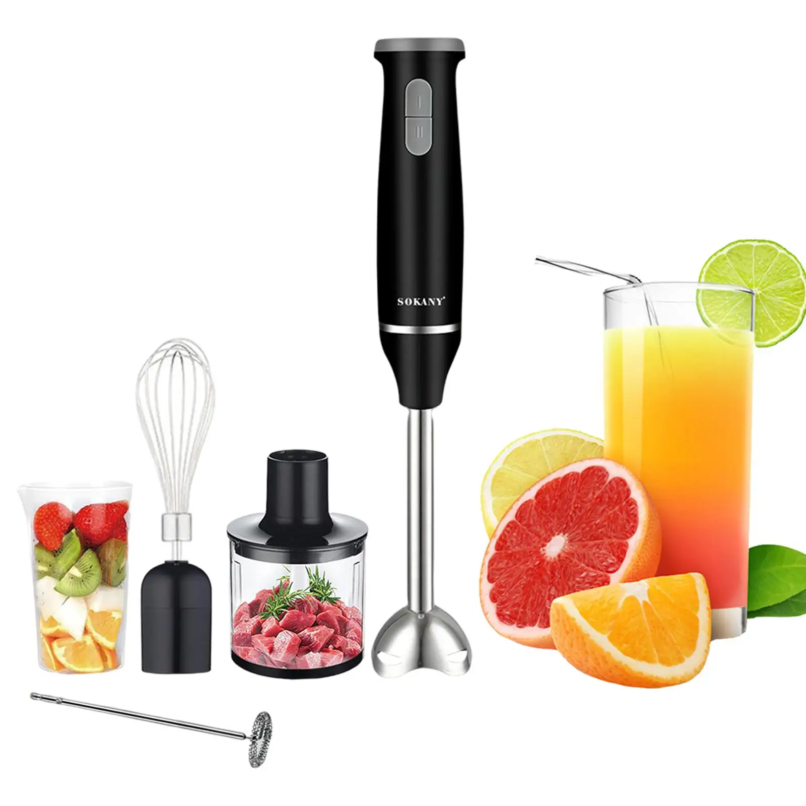 Hand Blender Cookware Utensils Food Processor Mixer for Puree Infant Food Kitchen