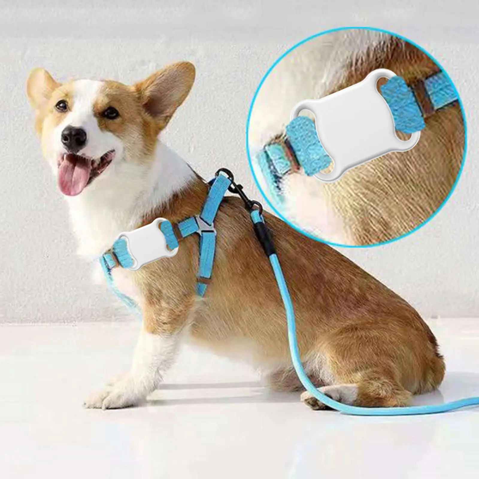 Pet GPS Tracker Works with Any Collar Built in Night Light Real Time Tracking Device for Elderly