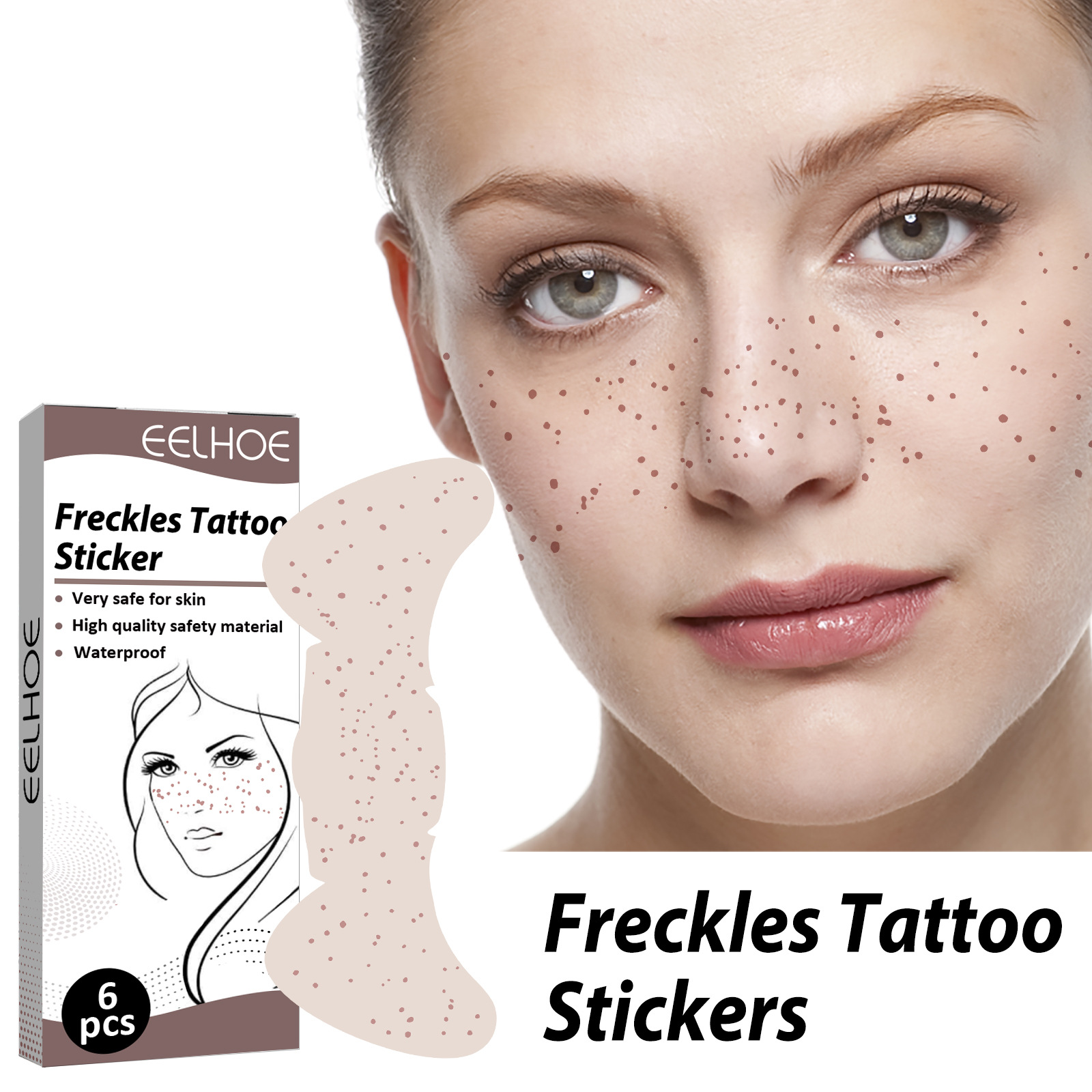 Best of 6pcs Sexy Fake Freckles Tattoo Stickers Freckles Makeup Stickers Women Make Up Accessories Fashion Makeup Removable Reviews & Tips