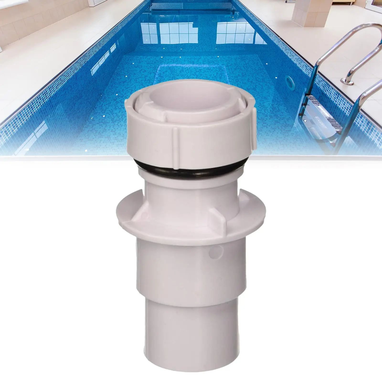 above Ground Pool Hose Coupling Connector Adapter Durable Pool Cleaning Fittings for Filter Skimmer Plumbing Connection Supplies