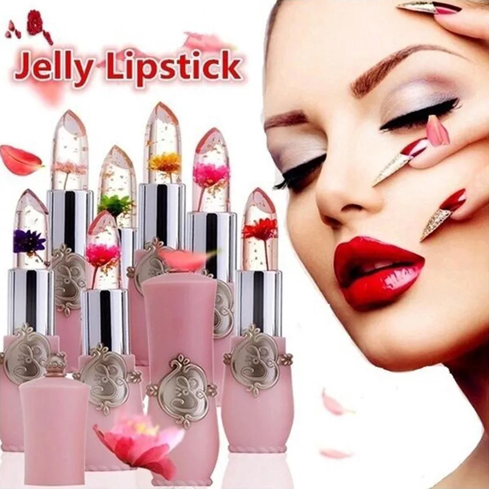 Best of Moisturizer Lip Gloss Transparent Jelly Flower Lipstick Temperature Color Change Waterproof Makeup Lip Balm Cosmetic Makeup Tool Reviews & Tips